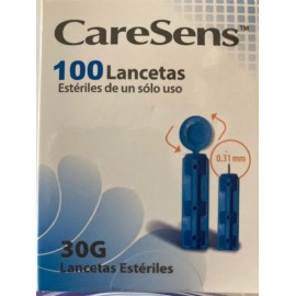 LANCETAS 30G CARESENS 100 unidades