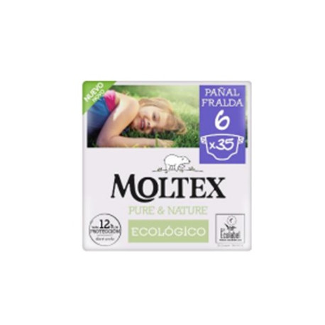 PAÑAL MOLTEX PURE & NATURE T6 (35 PAÑALES)